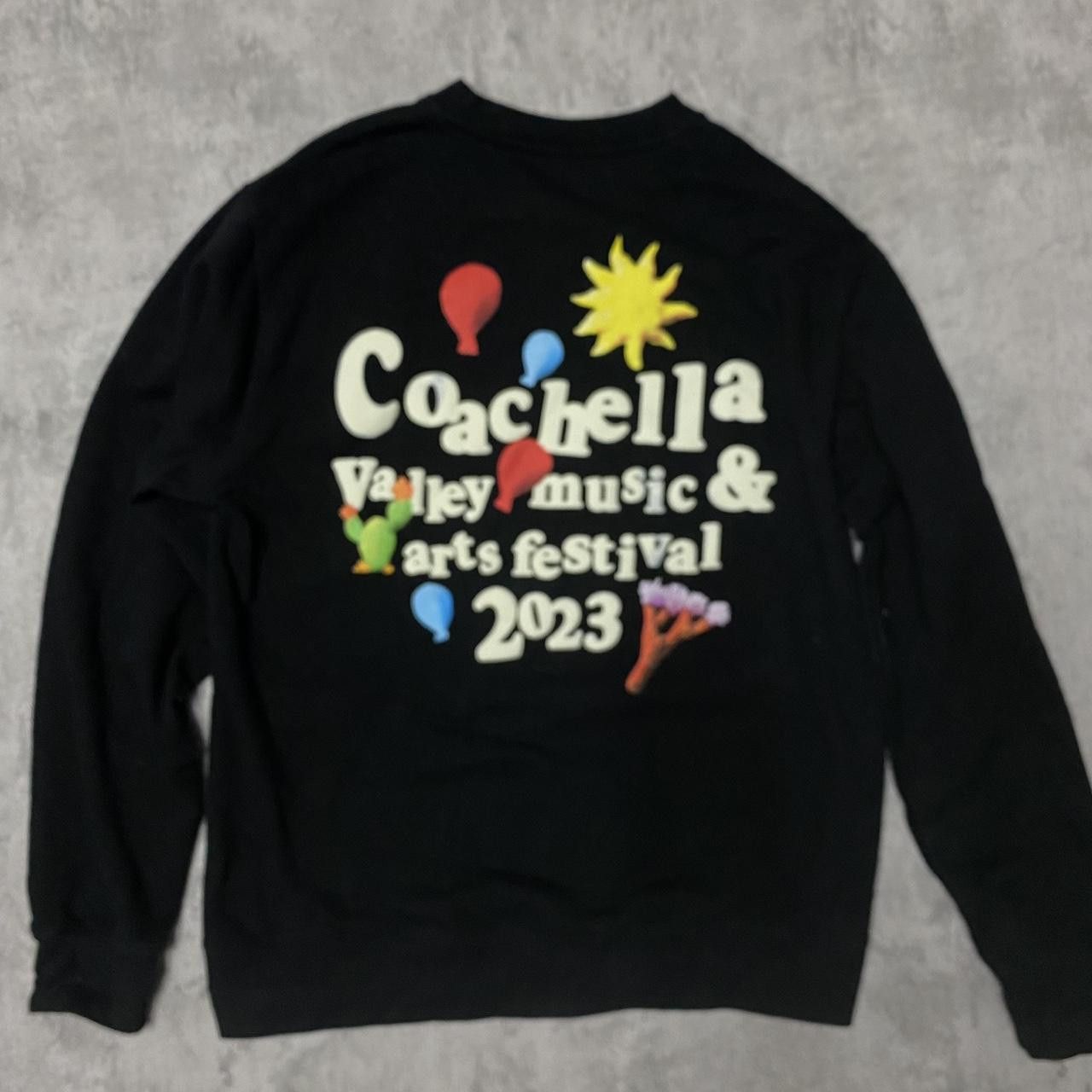 Other Black Coachella cactus sweatshirt with white flowers Size S / US 4 / IT 40 - 4 Thumbnail