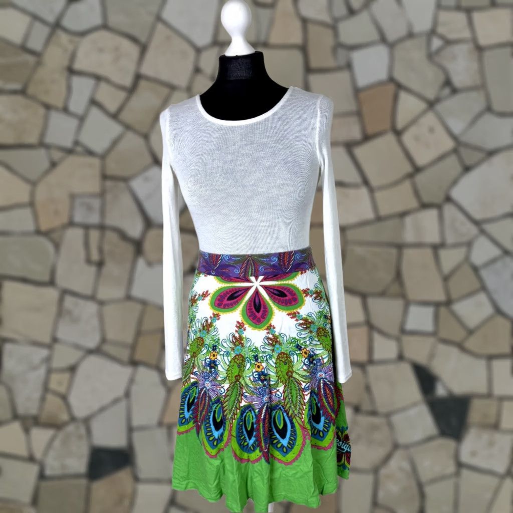Desigual Desigual 21F2758 Skirt XL Multicoloured Womens Size 40" / US 18 - 1 Thumbnail