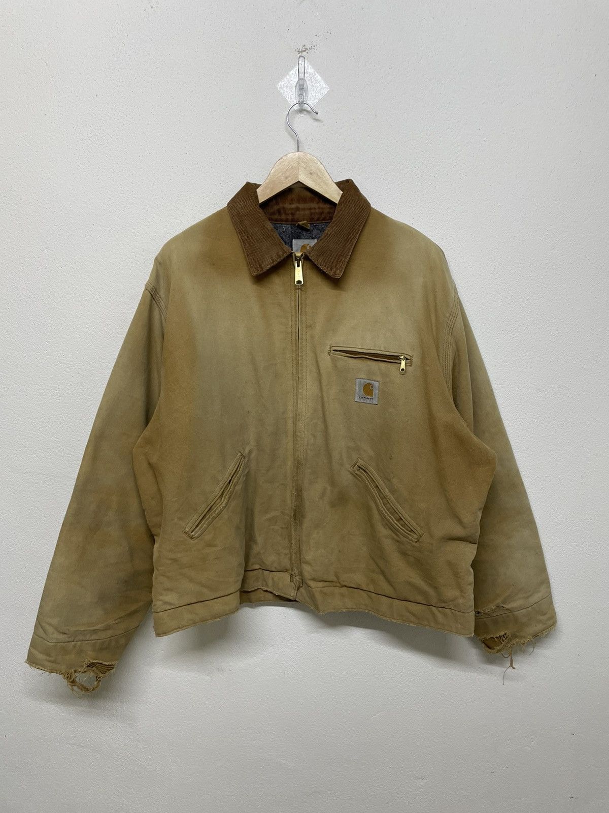Carhartt Vintage Carhartt Detroit J01 Blanked Lined 6BLJ Jacket Usa Size US XL / EU 56 / 4 - 1 Thumbnail
