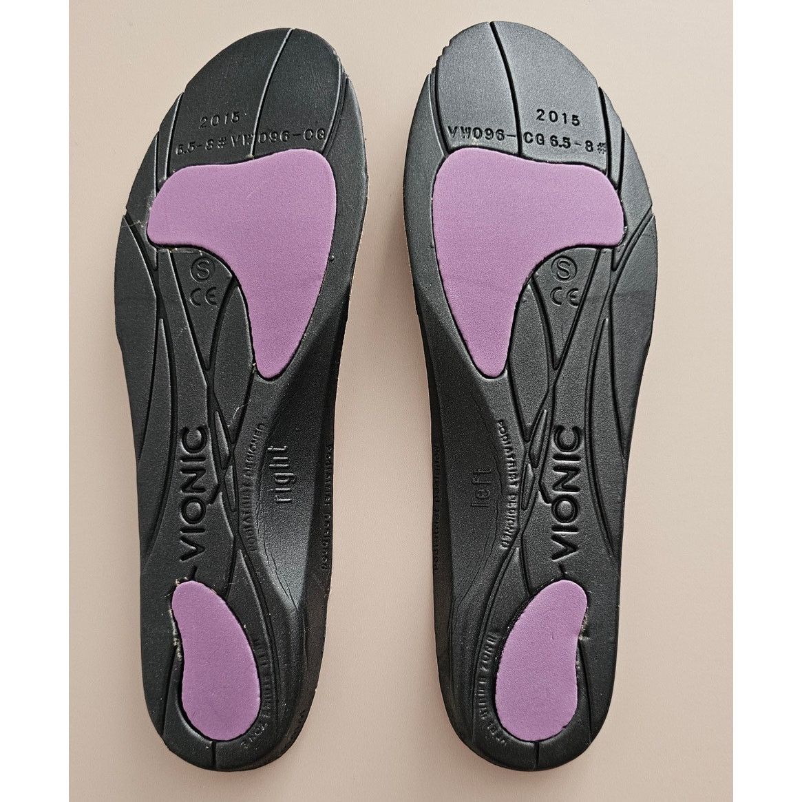 Vionic VIONIC Leather Caroll Purple Ballet Flats w/Arch Support 8 Size US 8 / IT 38 - 8 Thumbnail
