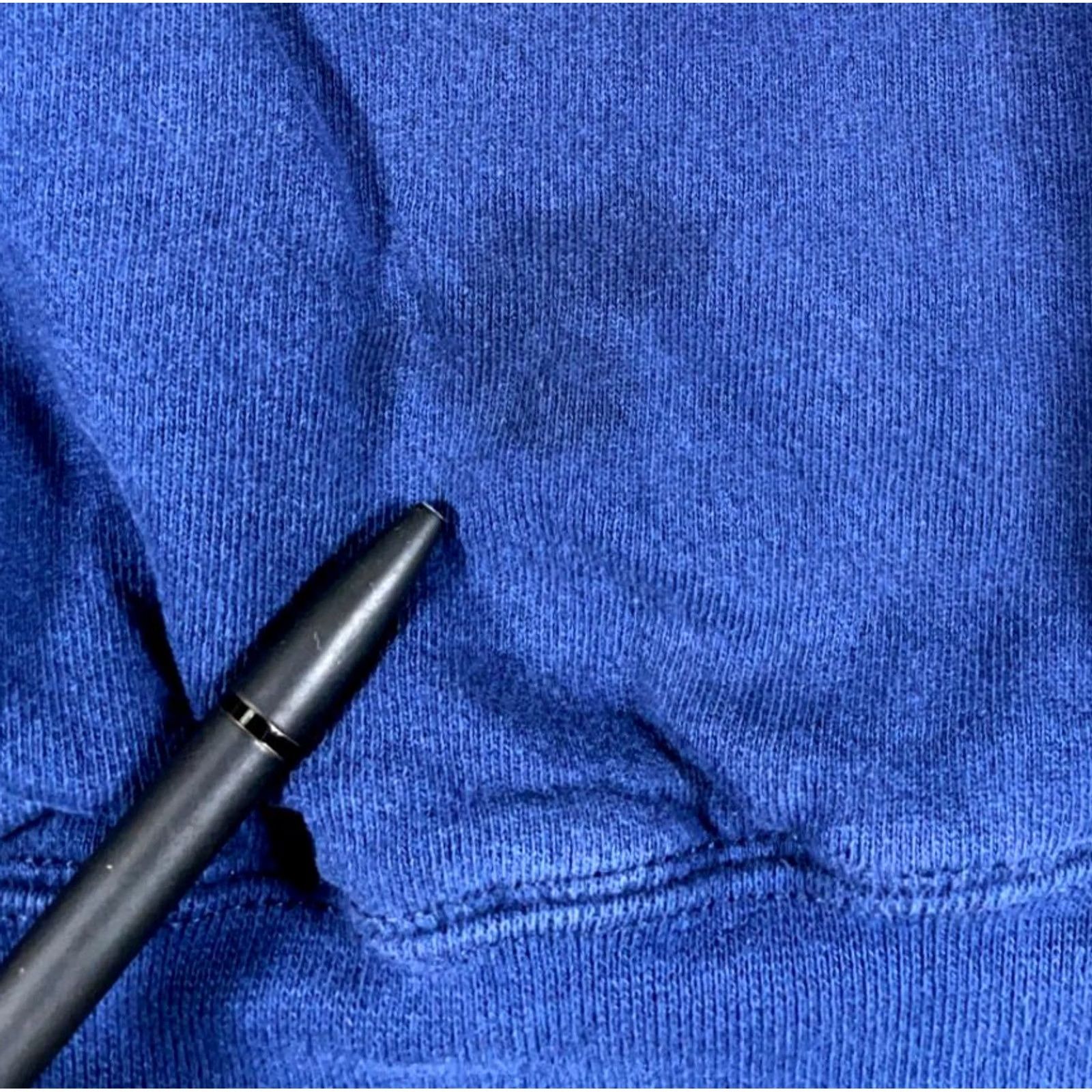 Nike VINTAGE Nike Center Swoosh Hoodie Mens Medium Dark Blue Sweatshirt USA Made VTG Size US M / EU 48-50 / 2 - 6 Thumbnail