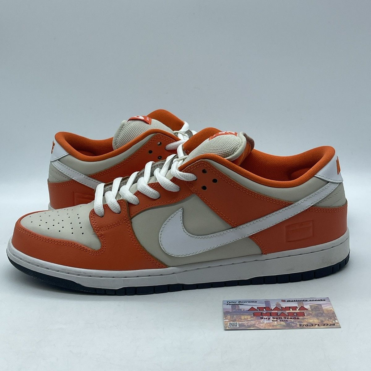 Nike Dunk low orange box Size US 13 / EU 46 - 1 Thumbnail