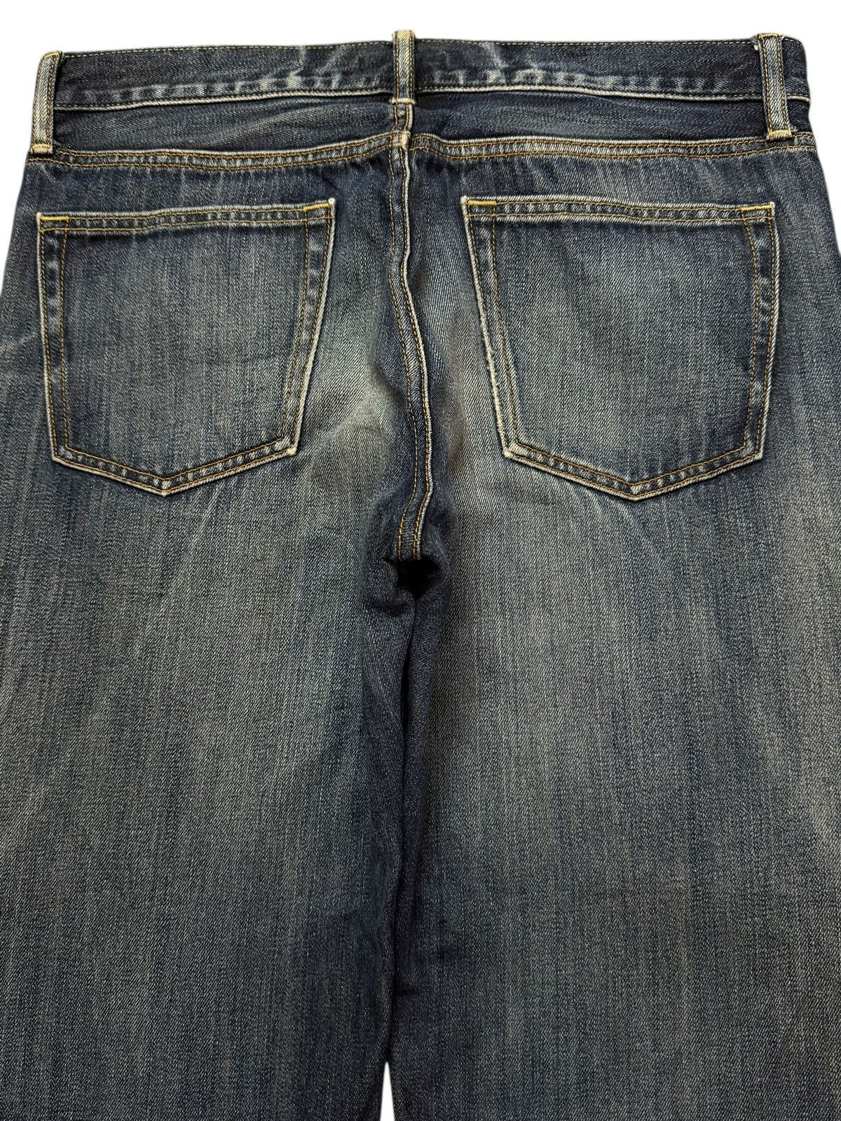 Uniqlo Vintage Y2K Japanese Uniqlo Blue Faded Wash Straight Leg Size US 34 / EU 50 - 4 Thumbnail
