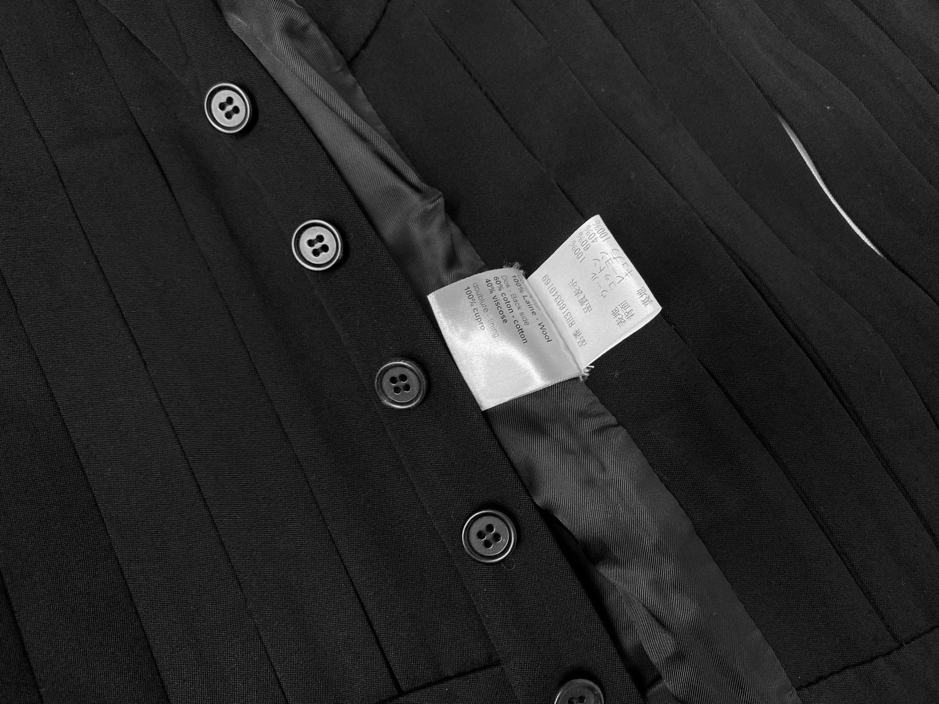 Dior Dior Homme 08AW Cut-out Vest 44 Size US S / EU 44-46 / 1 - 4 Thumbnail