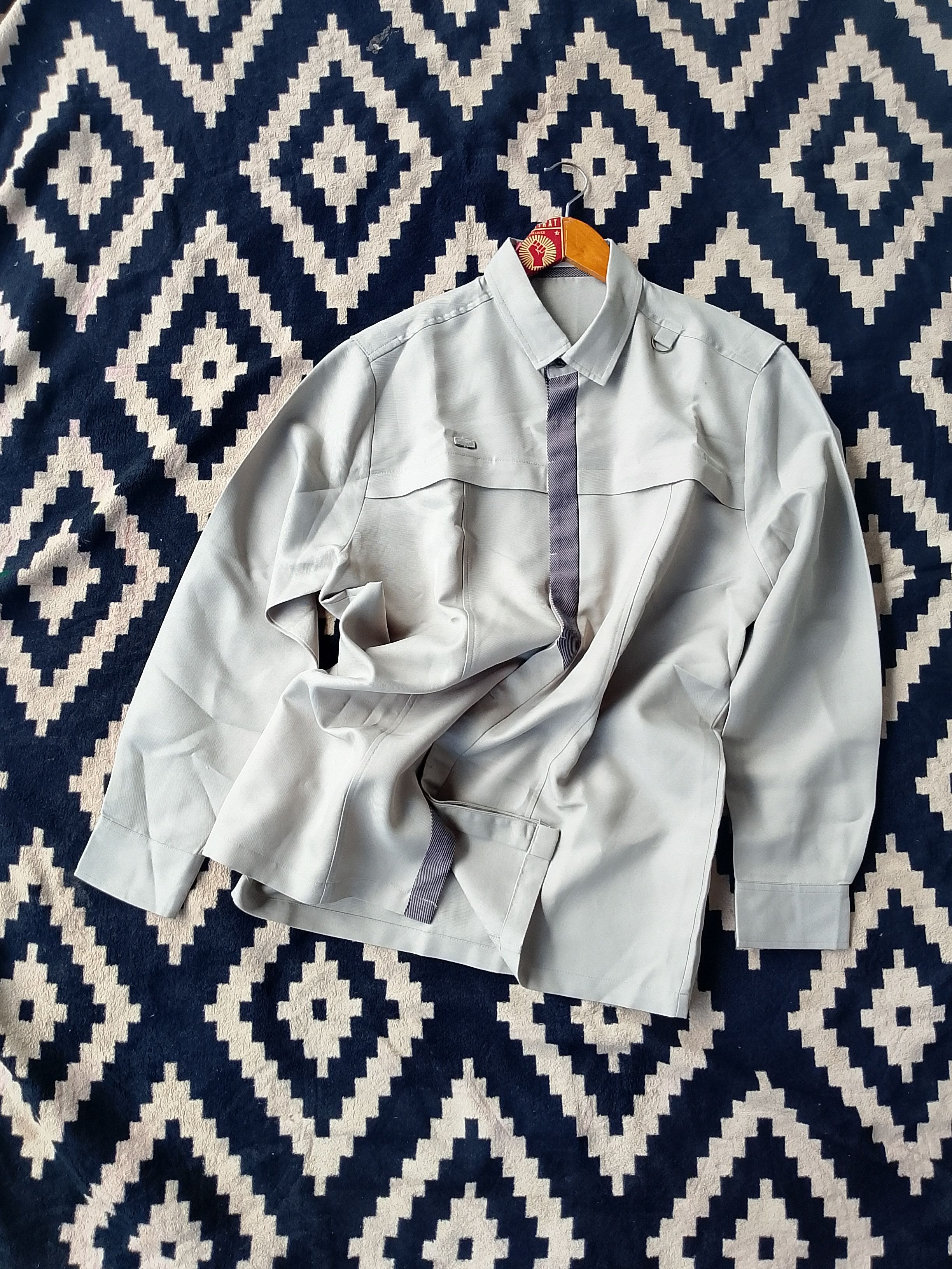 Other Vintage Chin Bee Collar Shirt Clean Tech Aesthetic Workwear Size US XL / EU 56 / 4 - 1 Thumbnail