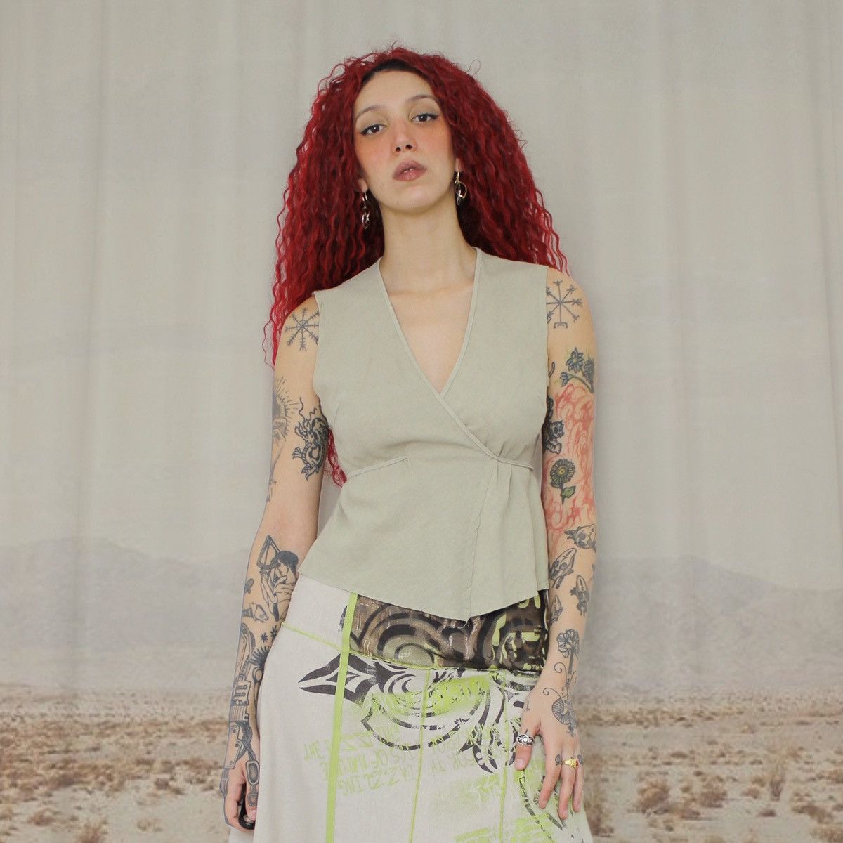 Other 🪲LINEN WRAP TOP🪲 Size M / US 6-8 / IT 42-44 - 1 Thumbnail