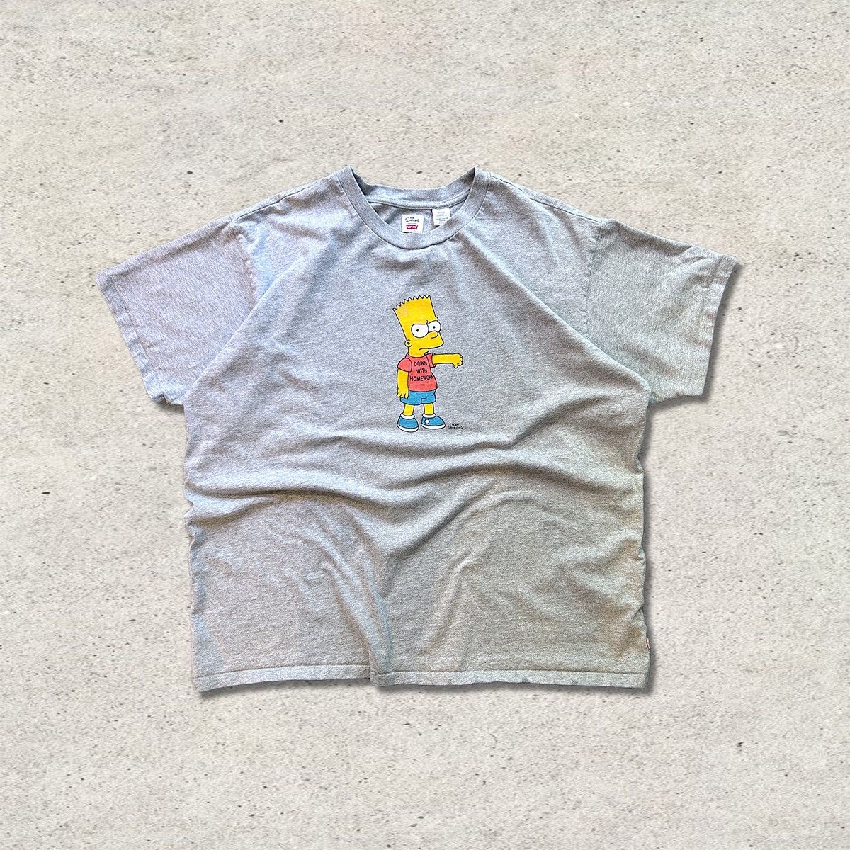 Other Simpson Tee “ Down With Homework” Size US XL / EU 56 / 4 - 1 Thumbnail