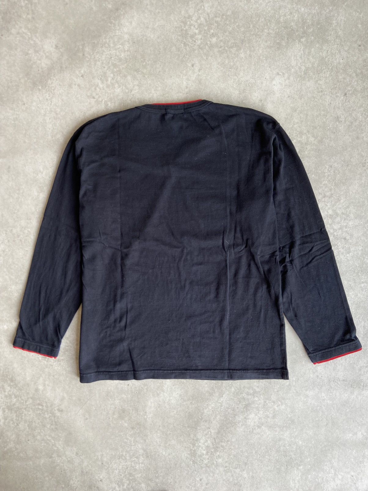 If Six Was Nine × Japanese Brand × Le Grande Bleu (L.G.B.) Y2K Bad Boy Poem Double Layer Long Sleeve Size US L / EU 52-54 / 3 - 7 Thumbnail