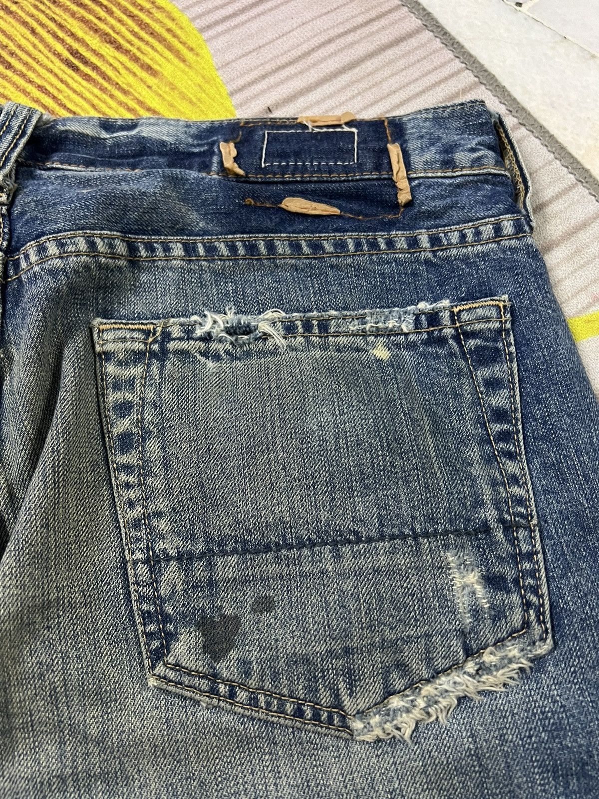 Abercrombie & Fitch 💥FLARE💥VTG ABERCROMBIE & FITCH FLARE RIPPED JEANS VERY RARE Size US 32 / EU 48 - 12 Thumbnail