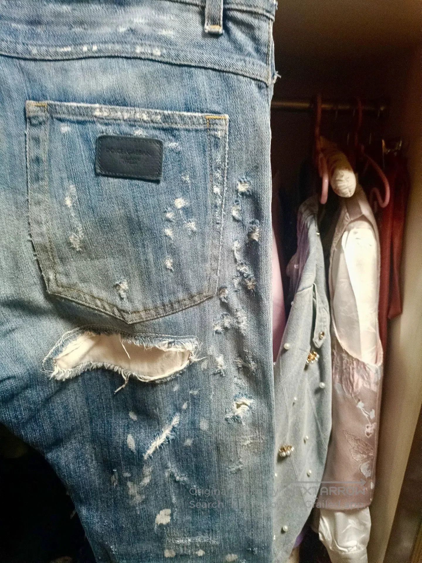 Dolce & Gabbana Dolce&Gabbana Runway Distressed Jeans. Size US 30 / EU 46 - 7 Thumbnail