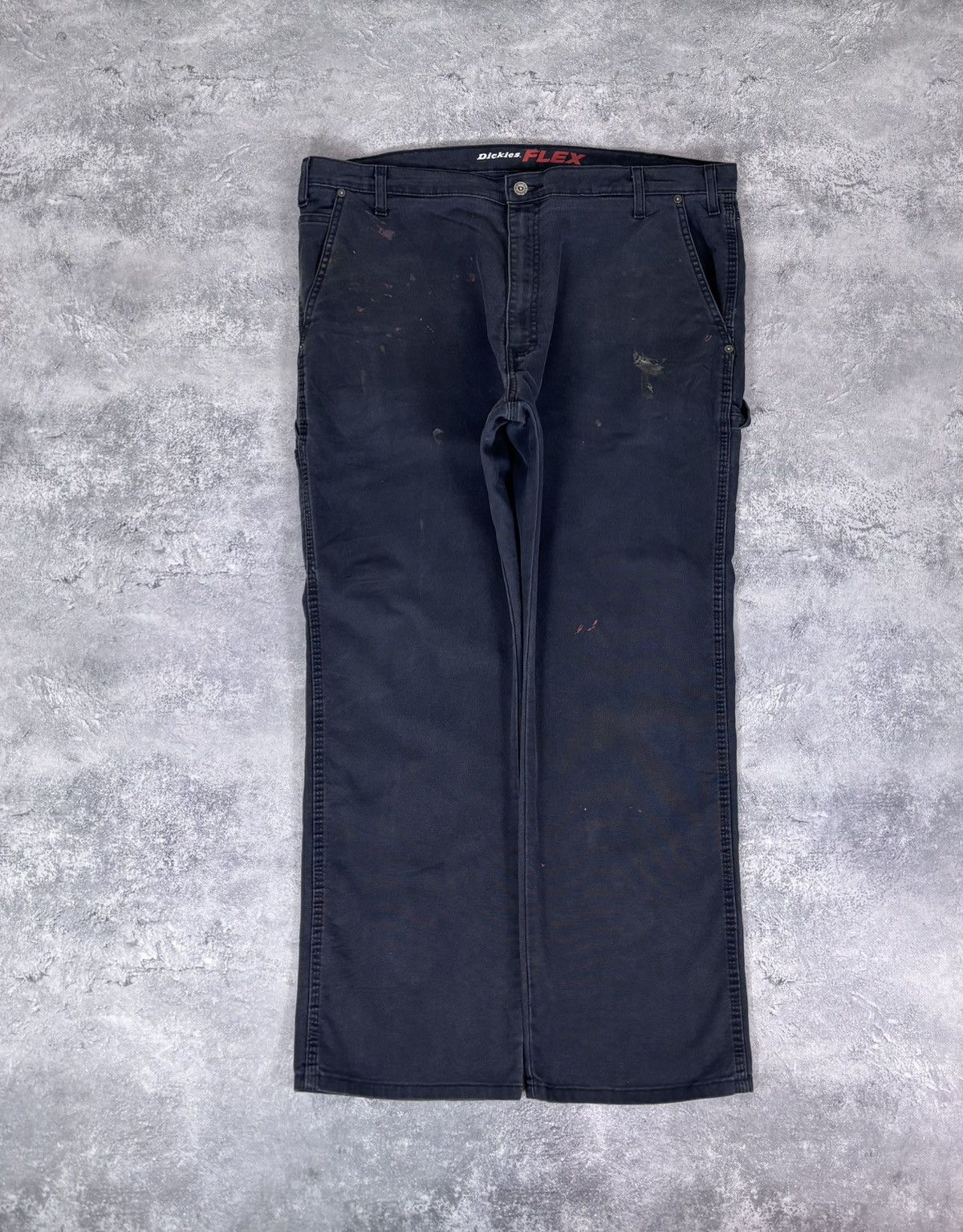 Dickies Dickies Flex Men’s Carpenter Pants Trousers Navy Workwear Size US 44 / EU 60 - 2 Thumbnail