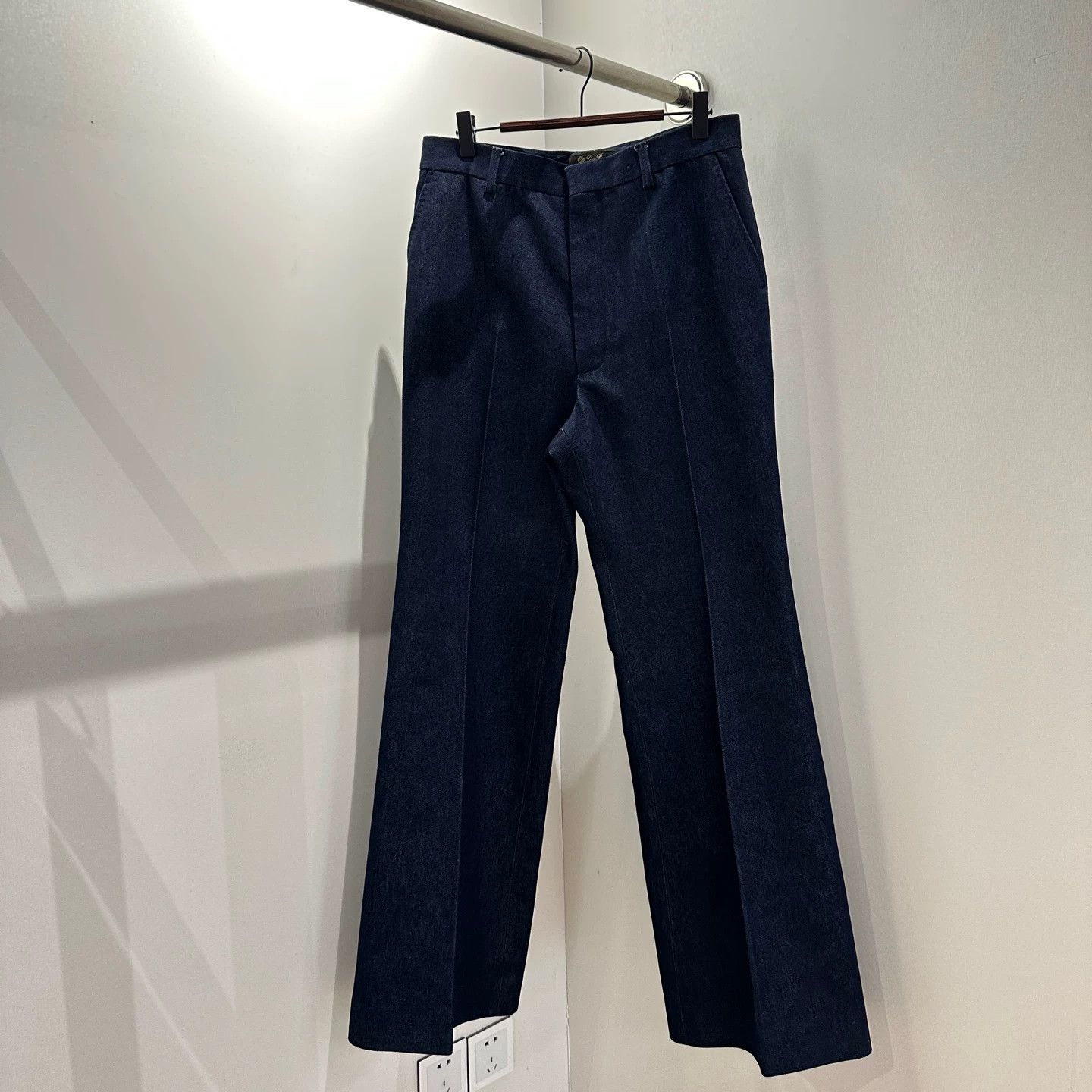 Loro Piana Loro Piana may499 solid wide leg jeans 44 Size US 28 / EU 44 - 1 Thumbnail