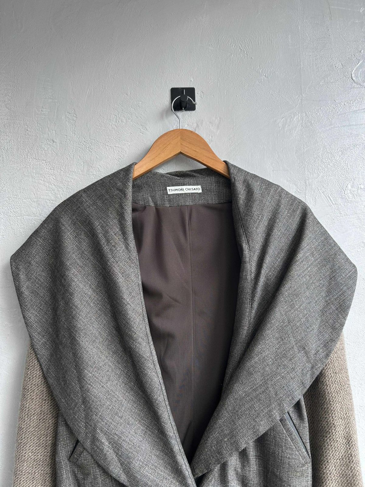 Tsumori Chisato Tsumori Chisato Draped Hybrid Knit Jacket Size US M / EU 48-50 / 2 - 4 Thumbnail