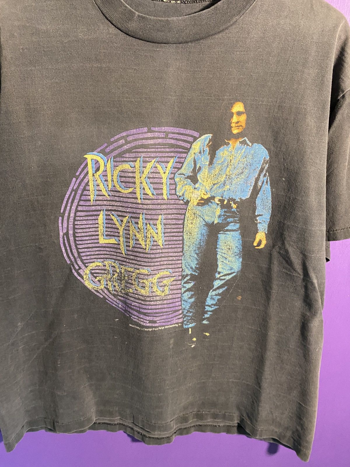 Band Tees Vintage 90s Ricky Lynn Gregg faded tour tee Size US XL / EU 56 / 4 - 3 Thumbnail