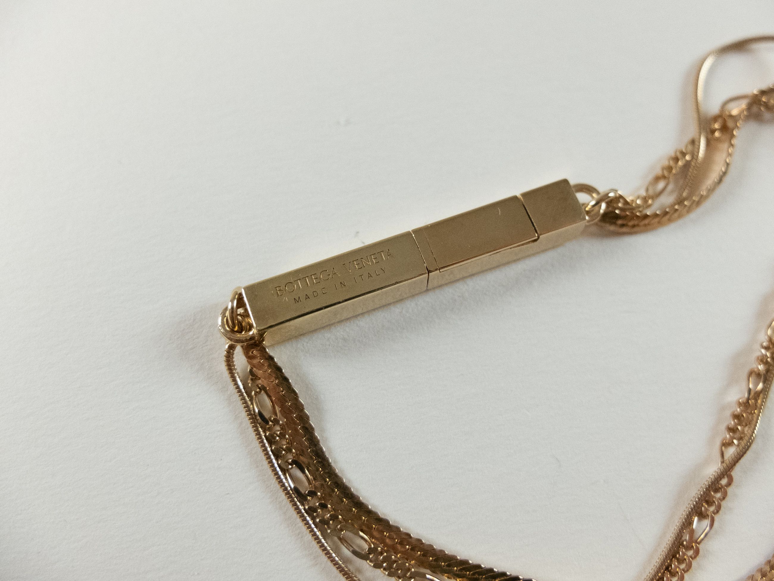 Bottega Veneta BOTTEGA VENETA ID gold plated silver double bracelet Large q Size ONE SIZE - 5 Thumbnail