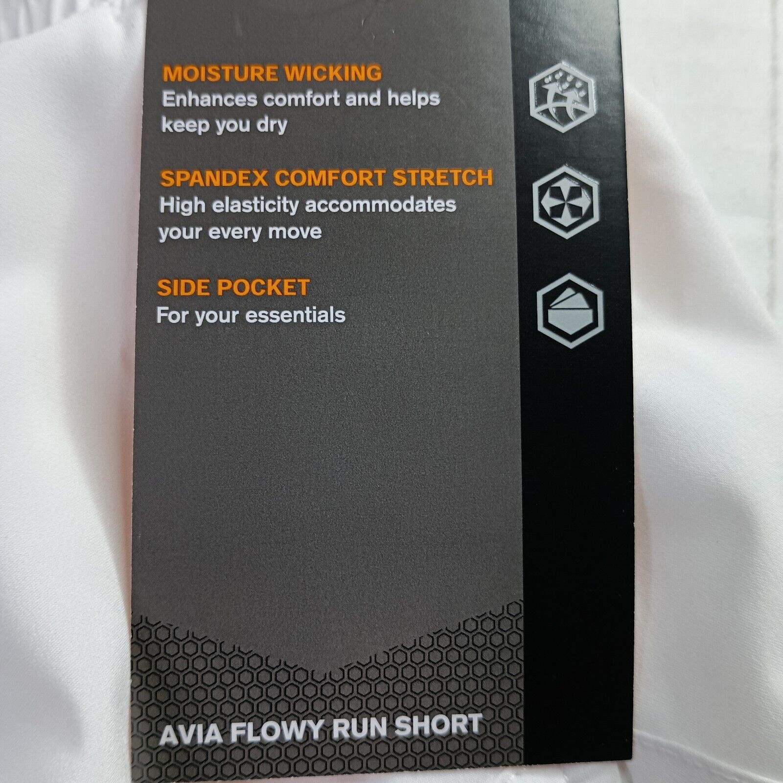 Avia Avia Flowy Run Shorts Men's XXL (20) White Moisture Wicking Size 42" / US 20 - 3 Thumbnail