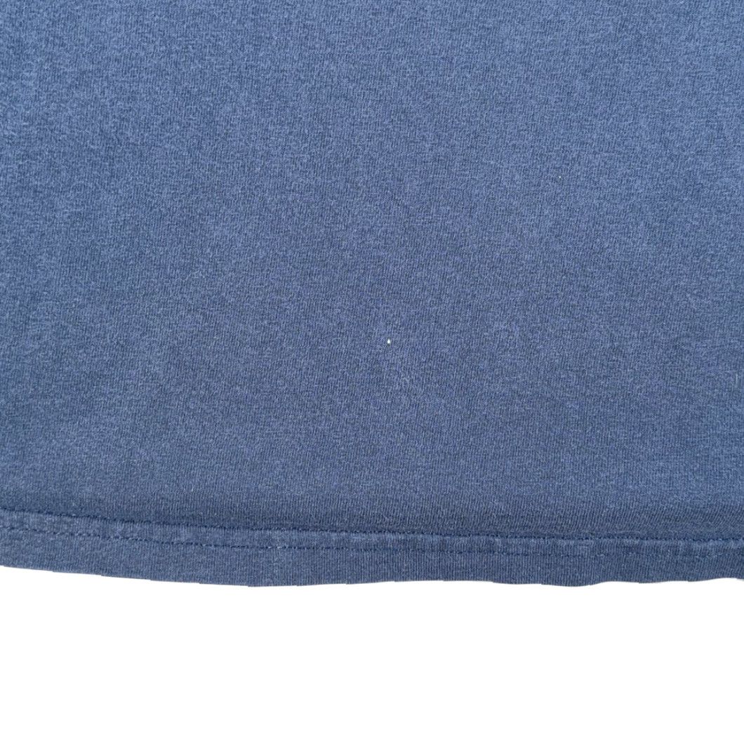 Gildan VINTAGE 420 Shirt Blue Adult LARGE Gildan Crew Neck Short Sleeve Cotton Mens Logo Puff, Buddy Breathing, Y2K, 90s retro, Cartoon, Funny Size US L / EU 52-54 / 3 - 7 Thumbnail