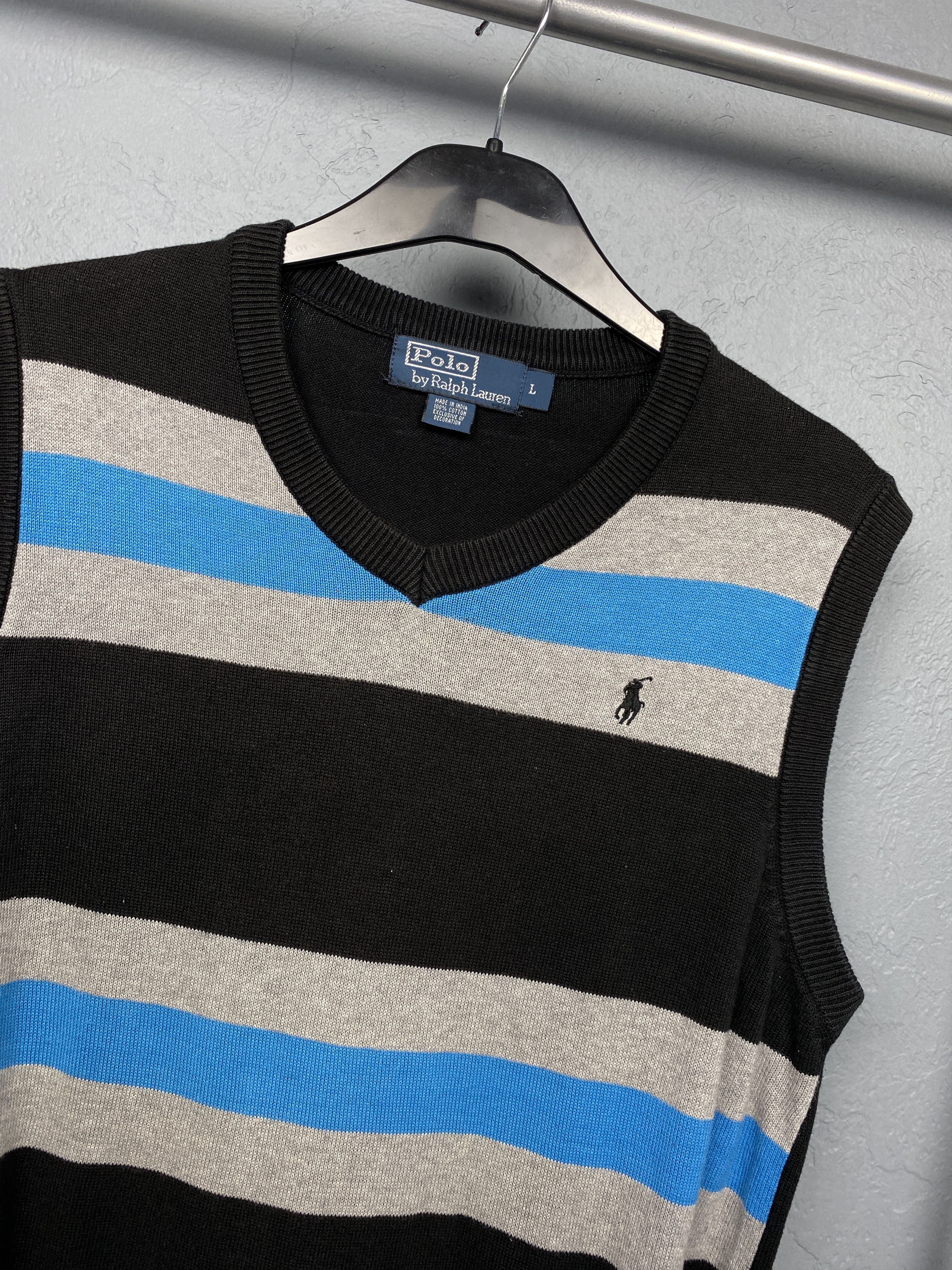 Polo Ralph Lauren Polo Ralph Lauren Vintage Mens Vest Sweater Jumper Size US L / EU 52-54 / 3 - 2 Thumbnail
