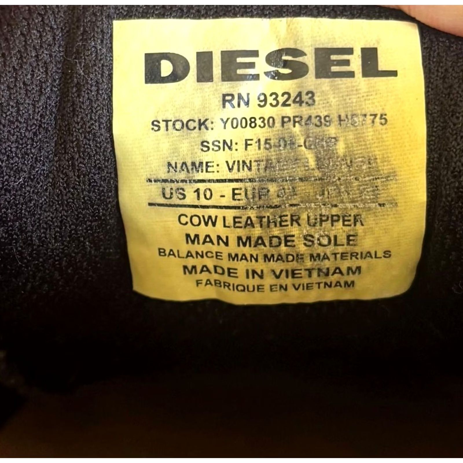 Diesel VINTAGE Diesel Men Sneakers Red Suede Logo Luxury Casual Stylish 10.0US ITA 90s 00s Size US 10 / EU 43 - 6 Thumbnail