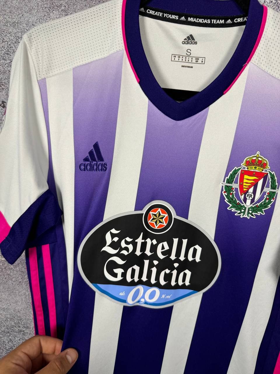 Adidas Real Valladolid 2020/21 Adidas Home Soccer Jersey Small Size US S / EU 44-46 / 1 - 8 Thumbnail