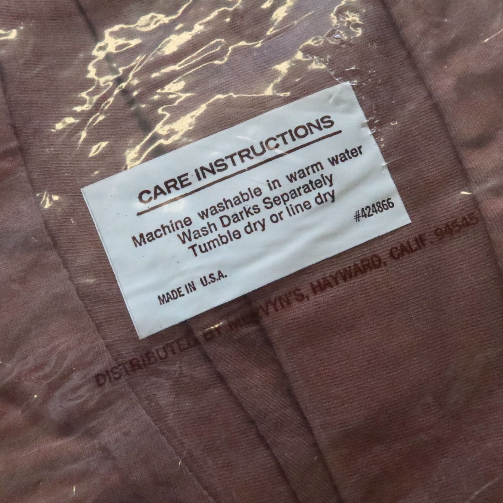 Vintage Vintage Mervyn's Mark V Men's Pocket T Shirt - Brown 100% Cotton Deadstock USA, M, Regular, Size M, Men, T-Shirt Size US M / EU 48-50 / 2 - 4 Thumbnail