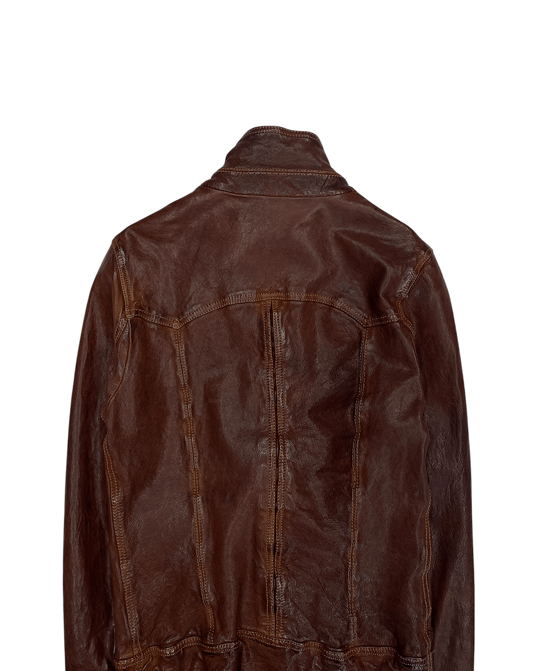 Dolce & Gabbana Dolce & Gabbana Buffalo Leather Moto Jacket Size XS / US 0-2 / IT 36-38 - 9 Thumbnail