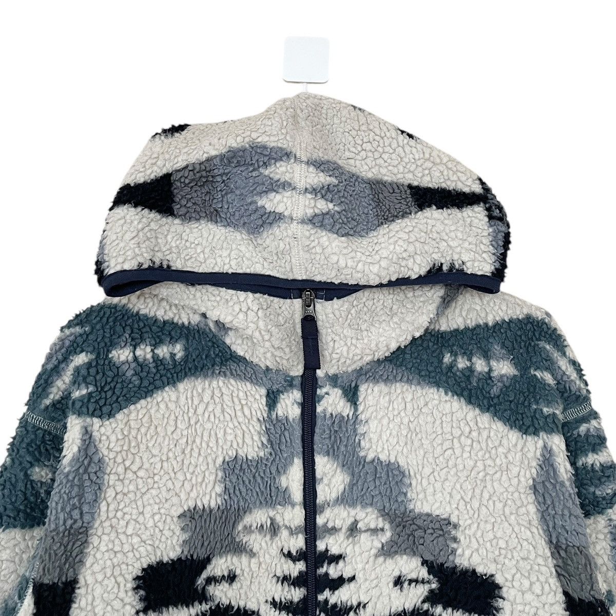 Pendleton × Vintage Vintage Brand Pendleton Navajo Fleece Hoodie 1990s Size US M / EU 48-50 / 2 - 8 Thumbnail