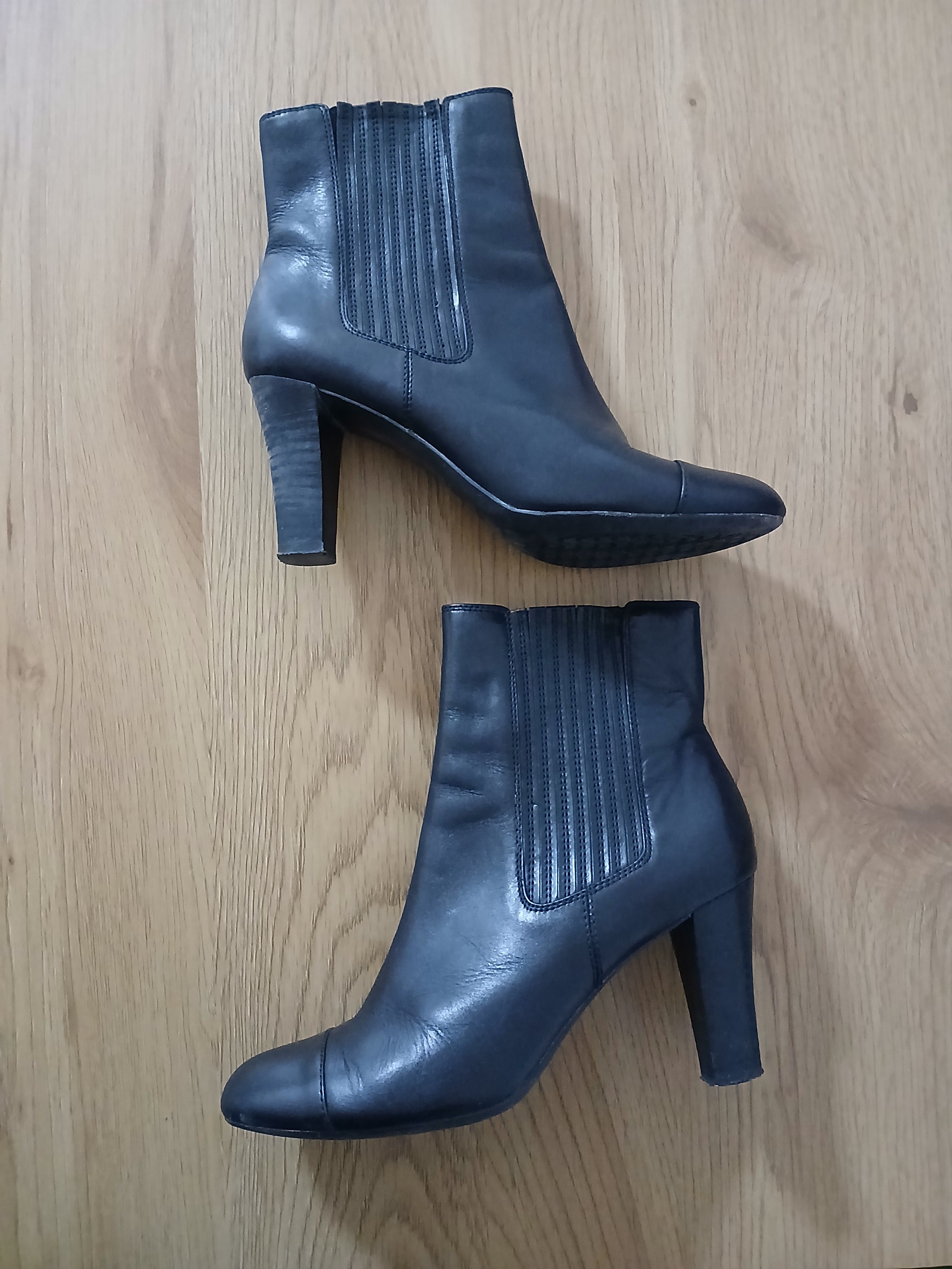 Geox × Leather Vintage Geox Leather Boots Size US 9 / IT 39 - 1 Thumbnail