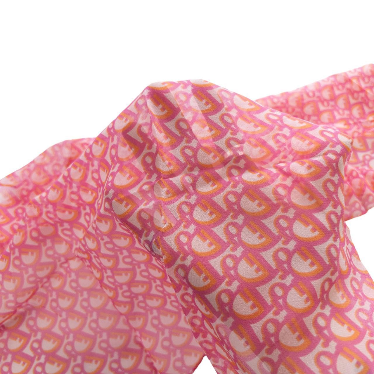 Dior Vintage Christian Dior Silk Monogram Scarf Size ONE SIZE - 4 Thumbnail