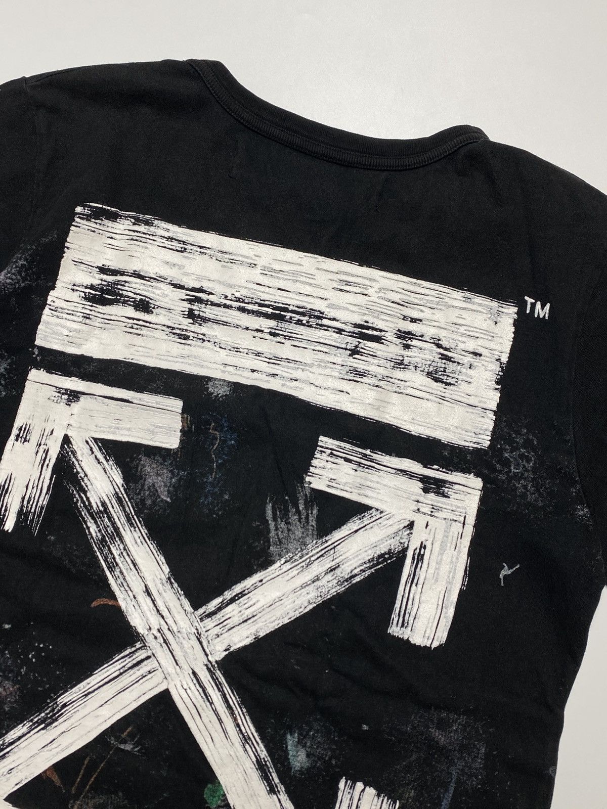 Off-White Off-White Galaxy Brushed Arrow T-Shirt Size US S / EU 44-46 / 1 - 3 Thumbnail