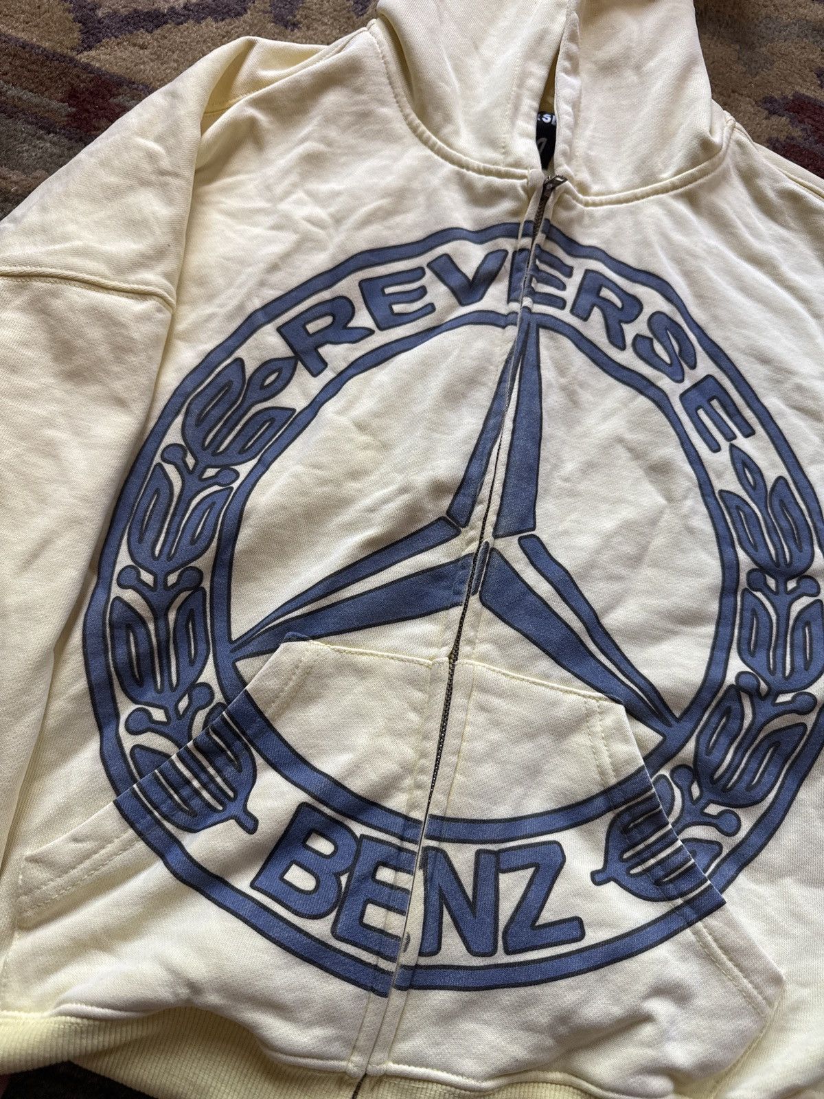 Other Reverse Dying Mercedes Benz Zip Up Size US L / EU 52-54 / 3 - 2 Thumbnail