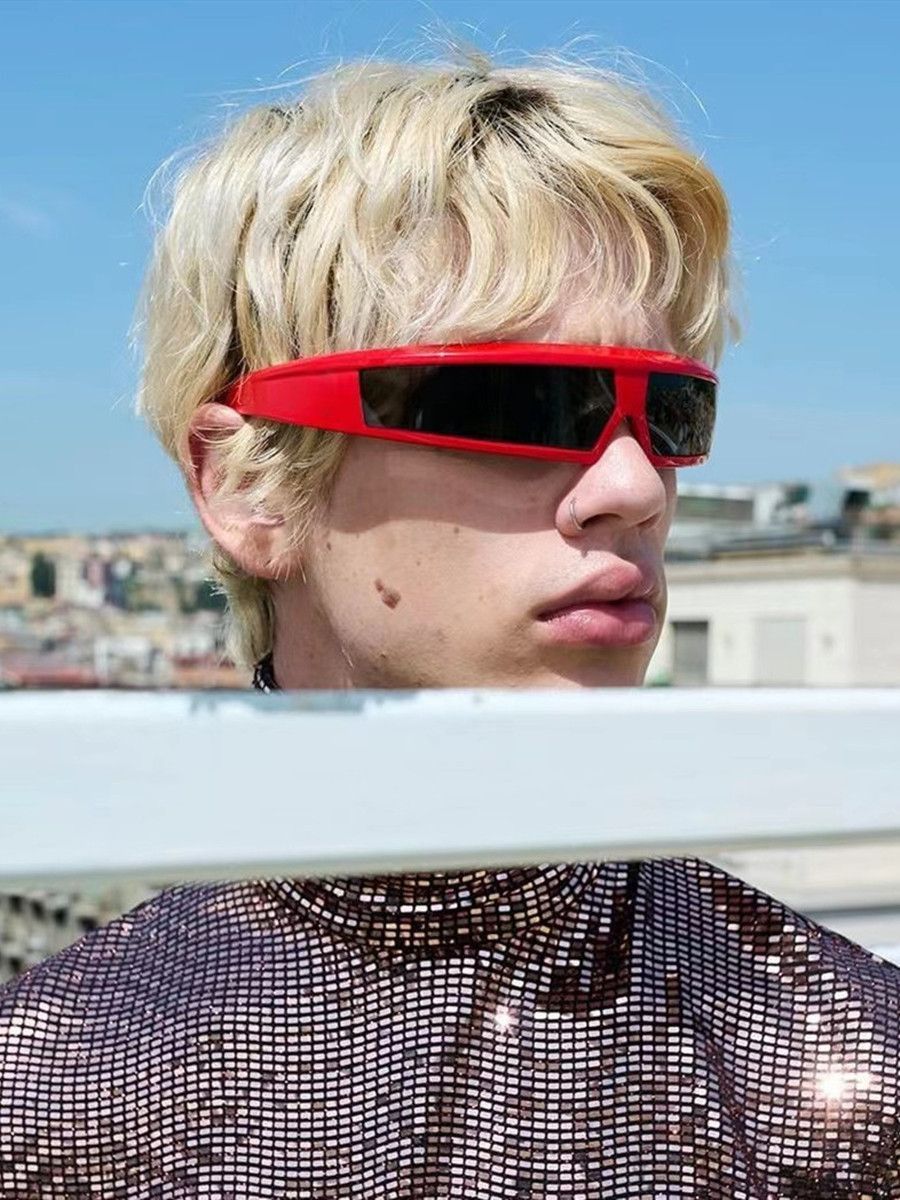 Electric Visual Modern Street ins style custom avant-garde sunglasses Size ONE SIZE - 5 Thumbnail
