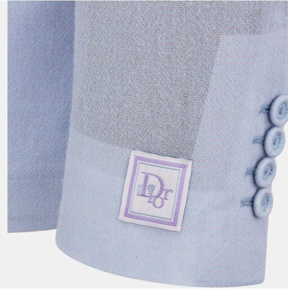 Dior o1w1db10924 Wool Bar Jacket in Blue Size US S / EU 44-46 / 1 - 3 Thumbnail