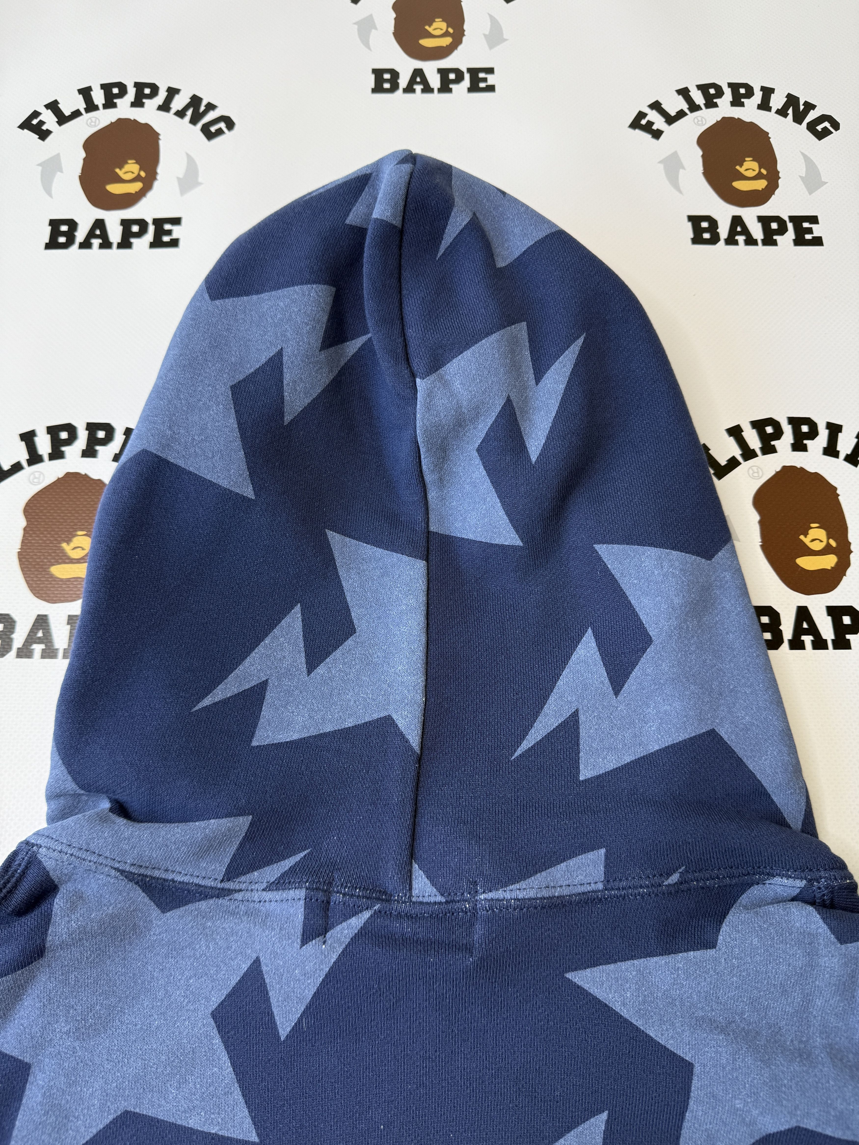 Bape BAPE STA PATTERN LOOSE FIT PULLOVER HOODIE Size US M / EU 48-50 / 2 - 3 Thumbnail