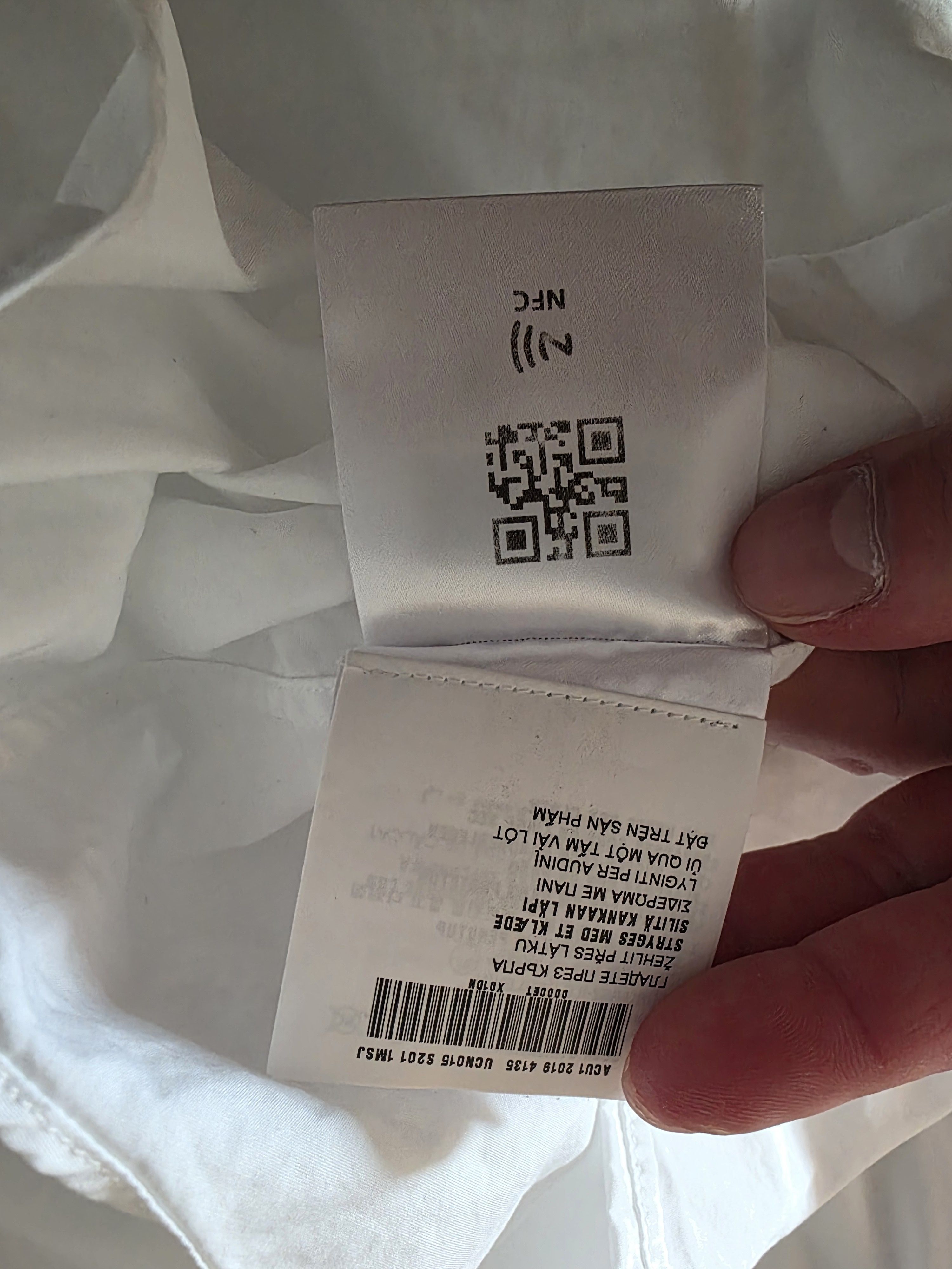 Prada Prada White Poplin Shirt Size 43 / 17 Size US L / EU 52-54 / 3 - 9 Thumbnail