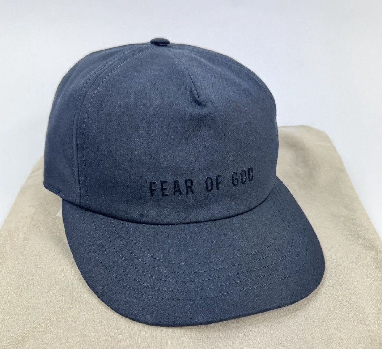 Fear of God LOGO BLACK CAP Size ONE SIZE - 2 Thumbnail
