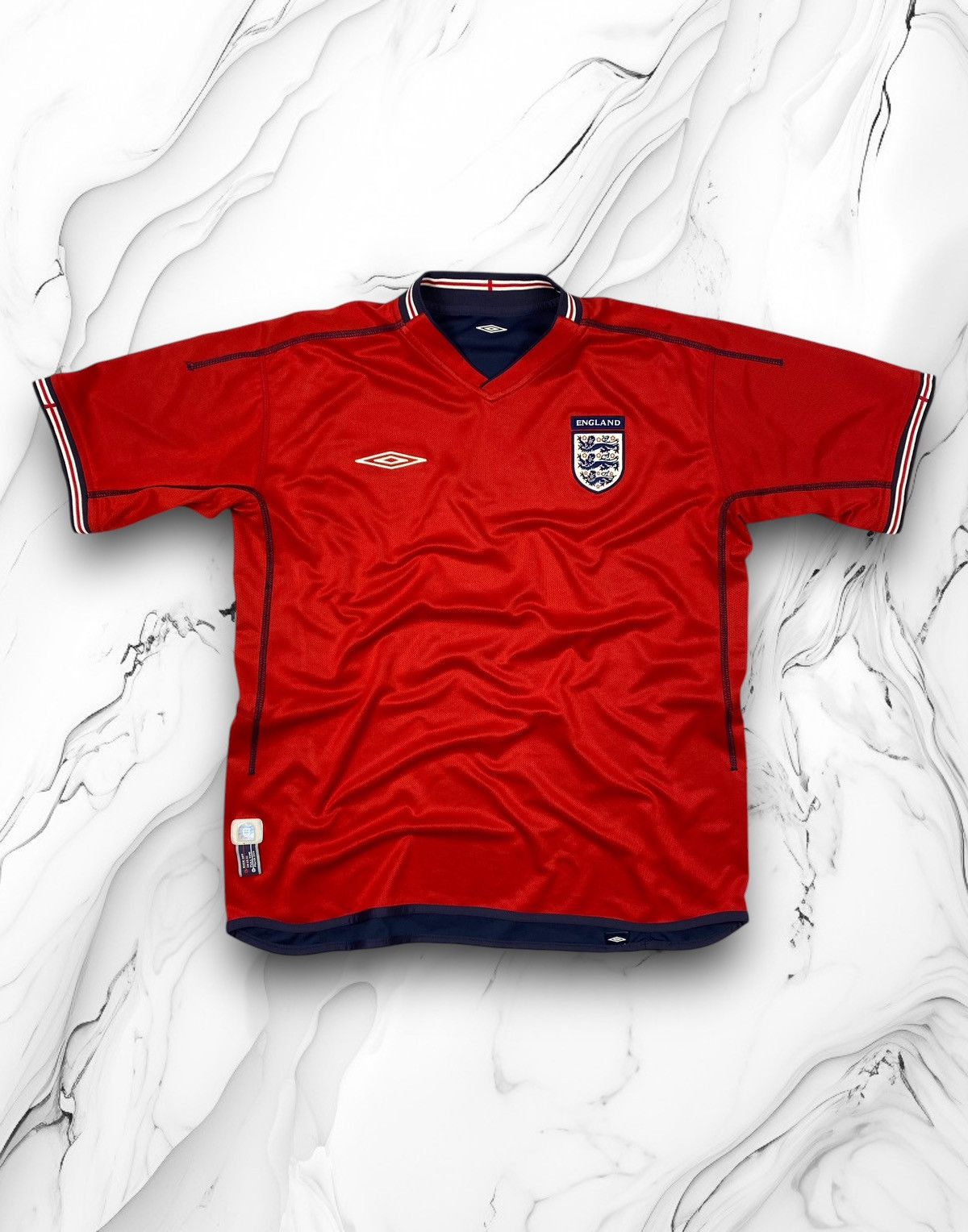 ウェア 00s UMBRO England soccer T-shirt Umbro England Soccer T-Shirt L 00s Vintage Retro Sports