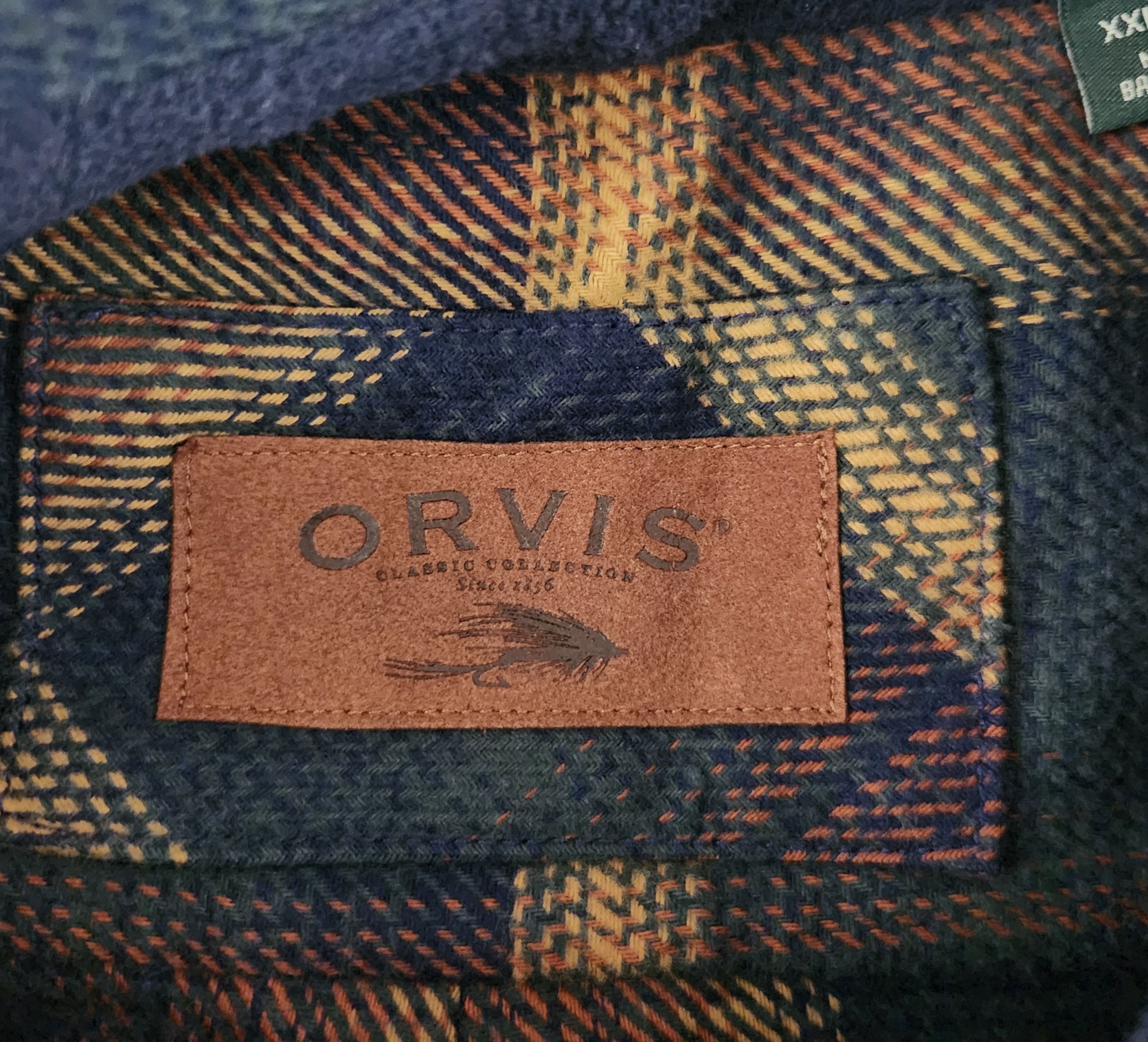 Designer × Orvis ORVIS XXL Plaid Heavyweight DOUBLE BRUSHED Flannel Men's Size US XXL / EU 58 / 5 - 7 Thumbnail