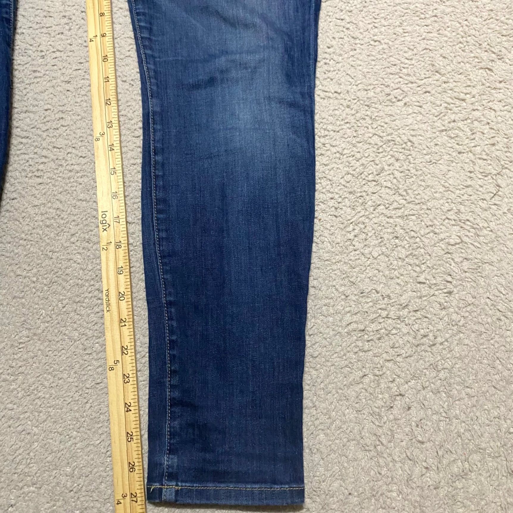 Vintage VINTAGE Joe's Jeans Womens Skinny Denim Jeans 28 Blue Mid Rise 5-Pocket Design Womens Jeans Size 24" / US 00 / IT 34 - 3 Thumbnail