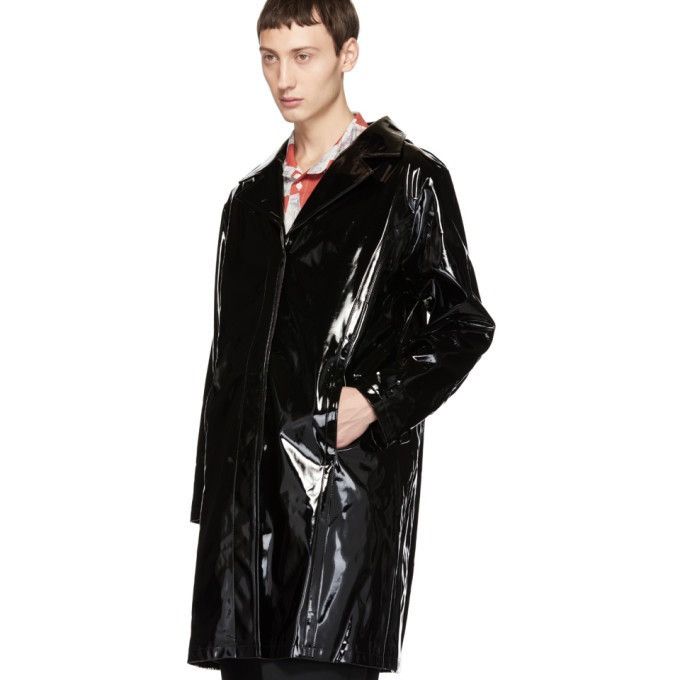 Anton Belinskiy × Designer Black Vinyl Coat Size US S / EU 44-46 / 1 - 1 Thumbnail