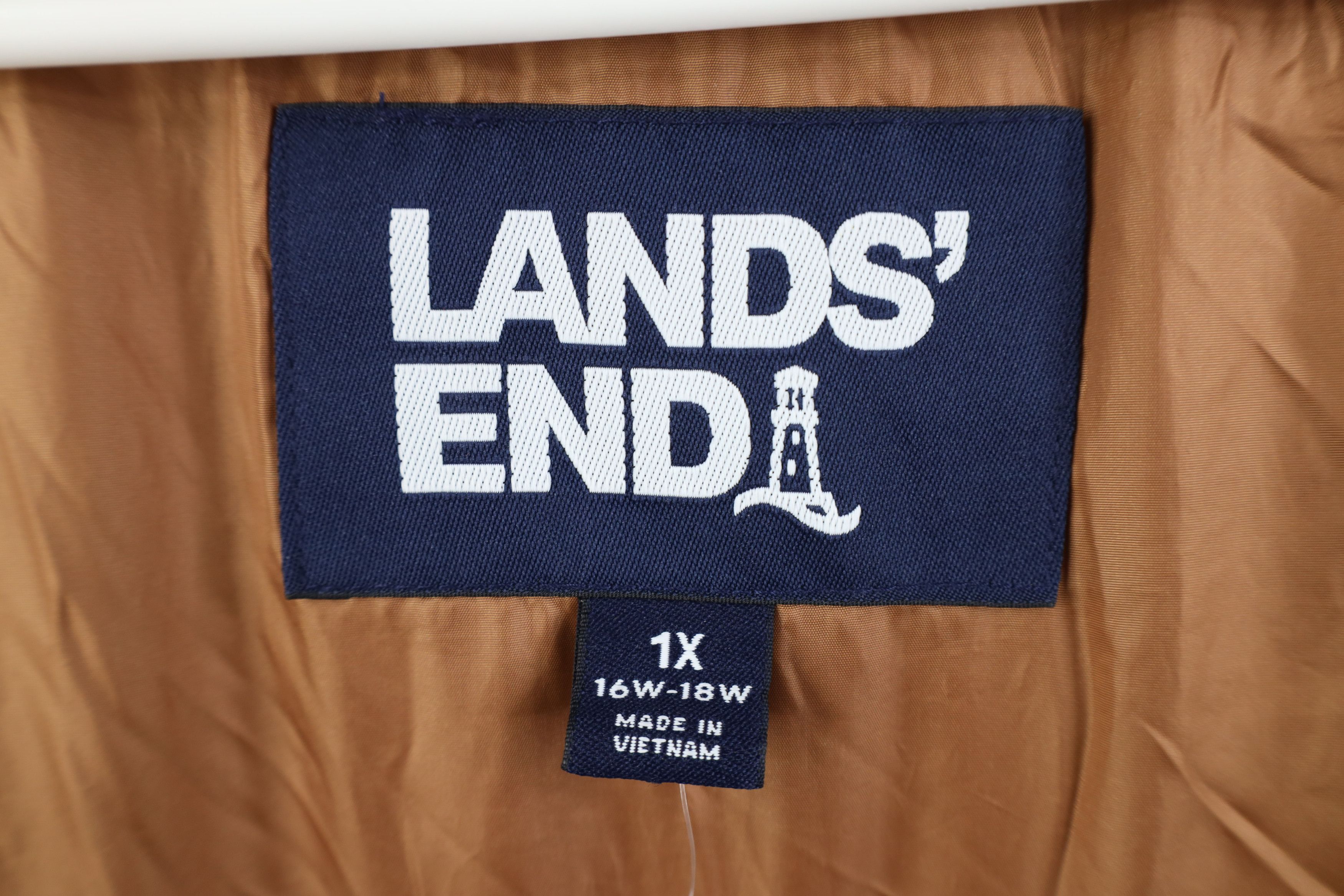Lands' End Deadstock Y2K Lands End Down Insulated Puffer Vest Jacket Size XL / US 12-14 / IT 48-50 - 10 Thumbnail