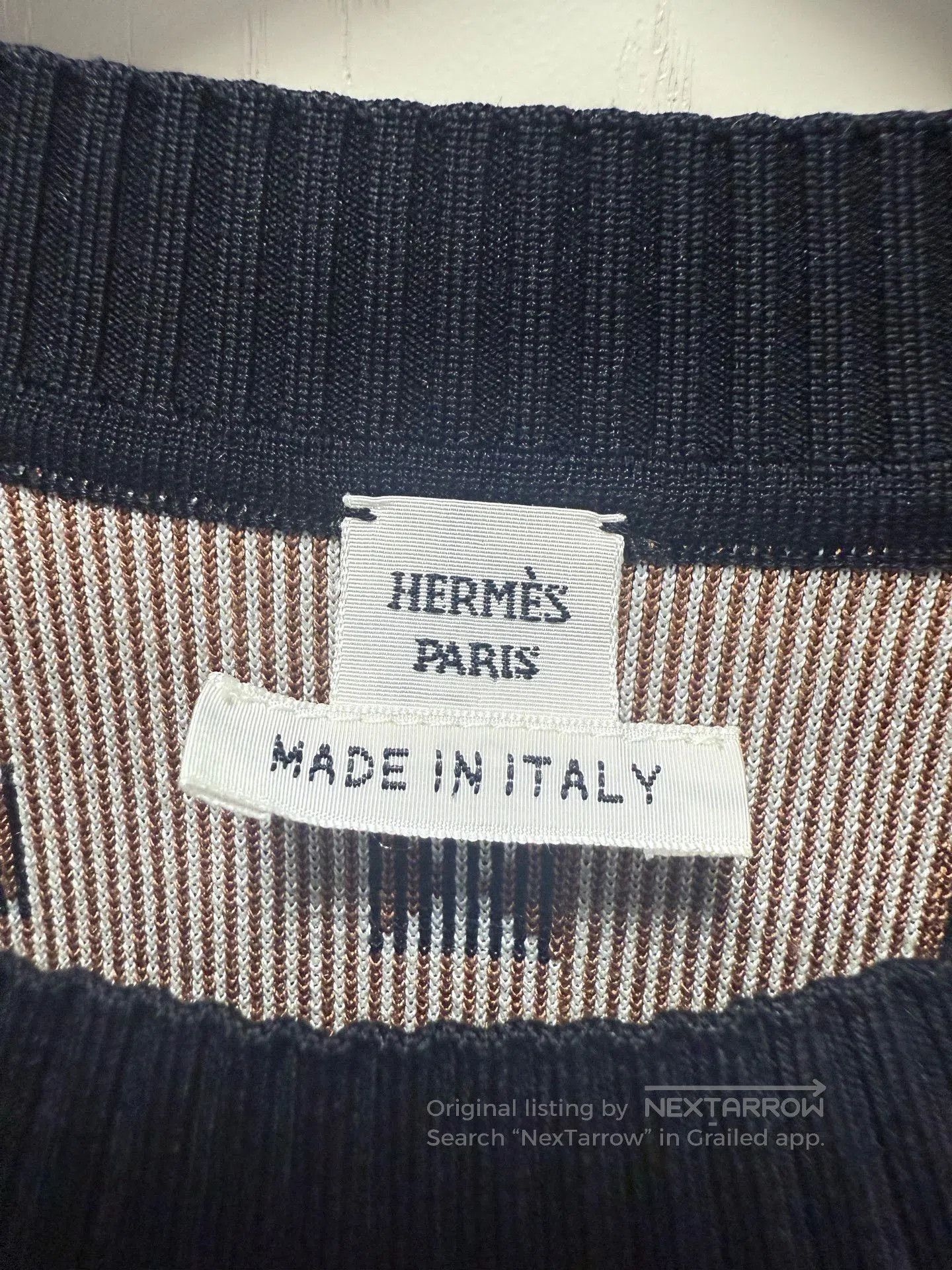 Hermes Hermes Printed Knit Short-Sleeve Top. Size S / US 4 / IT 40 - 3 Thumbnail