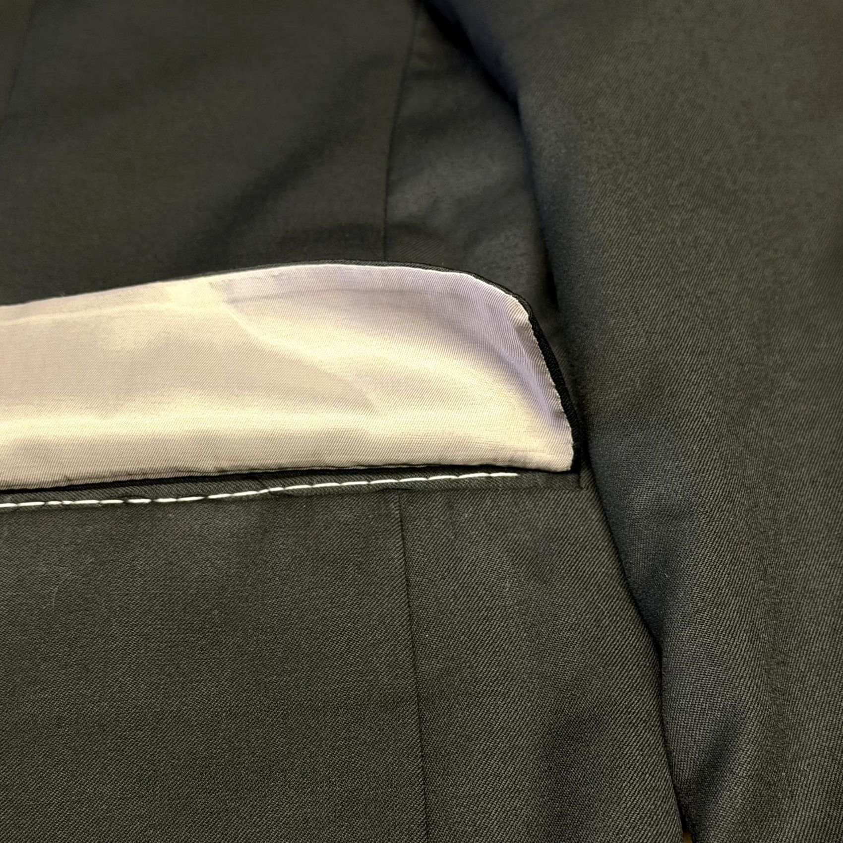 Hart Schaffner Marx Hart Schaffner Marx Blazer Mens 44R Blue 2 Button Sport Coat Made USA Dillard's Size 44R - 3 Thumbnail