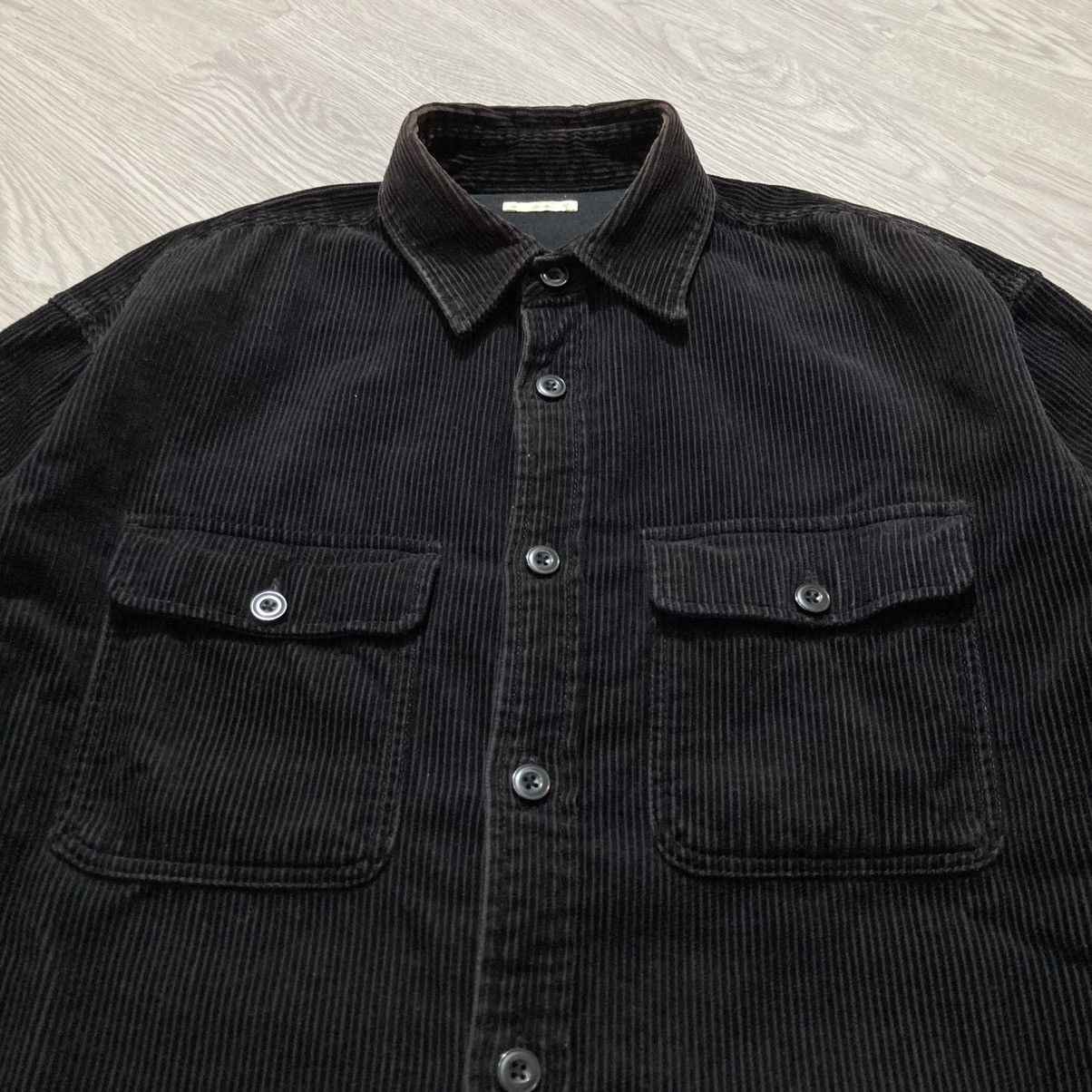 Japanese Brand 2000s GU Uniqlo Japanese Corduroy Shirt Double Pocket Size US L / EU 52-54 / 3 - 4 Thumbnail