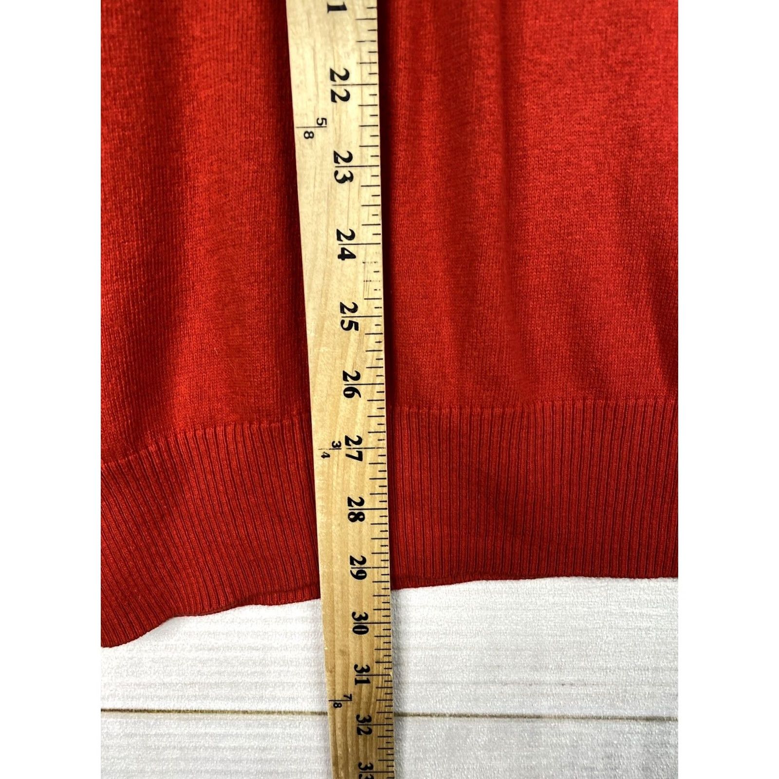 Orvis Orvis Sweater Mens L Red 1/4 Zip Pullover Mock Neck Cashmere Cotton Silk Classic Pullover Knit Zipper Mock Neck 1/4 Zip Mens L Red Orvis Sweater Size US L / EU 52-54 / 3 - 7 Thumbnail