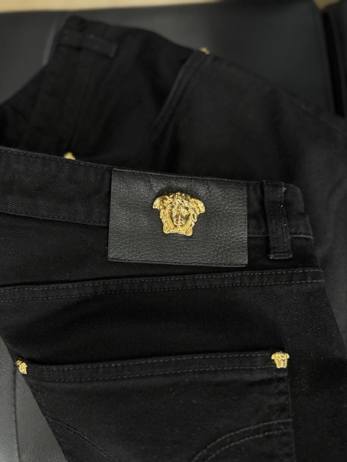 Versace Versace Men Black Jeans Versace Logo Size 34 Waist 950$ Size US 34 / EU 50 - 5 Thumbnail