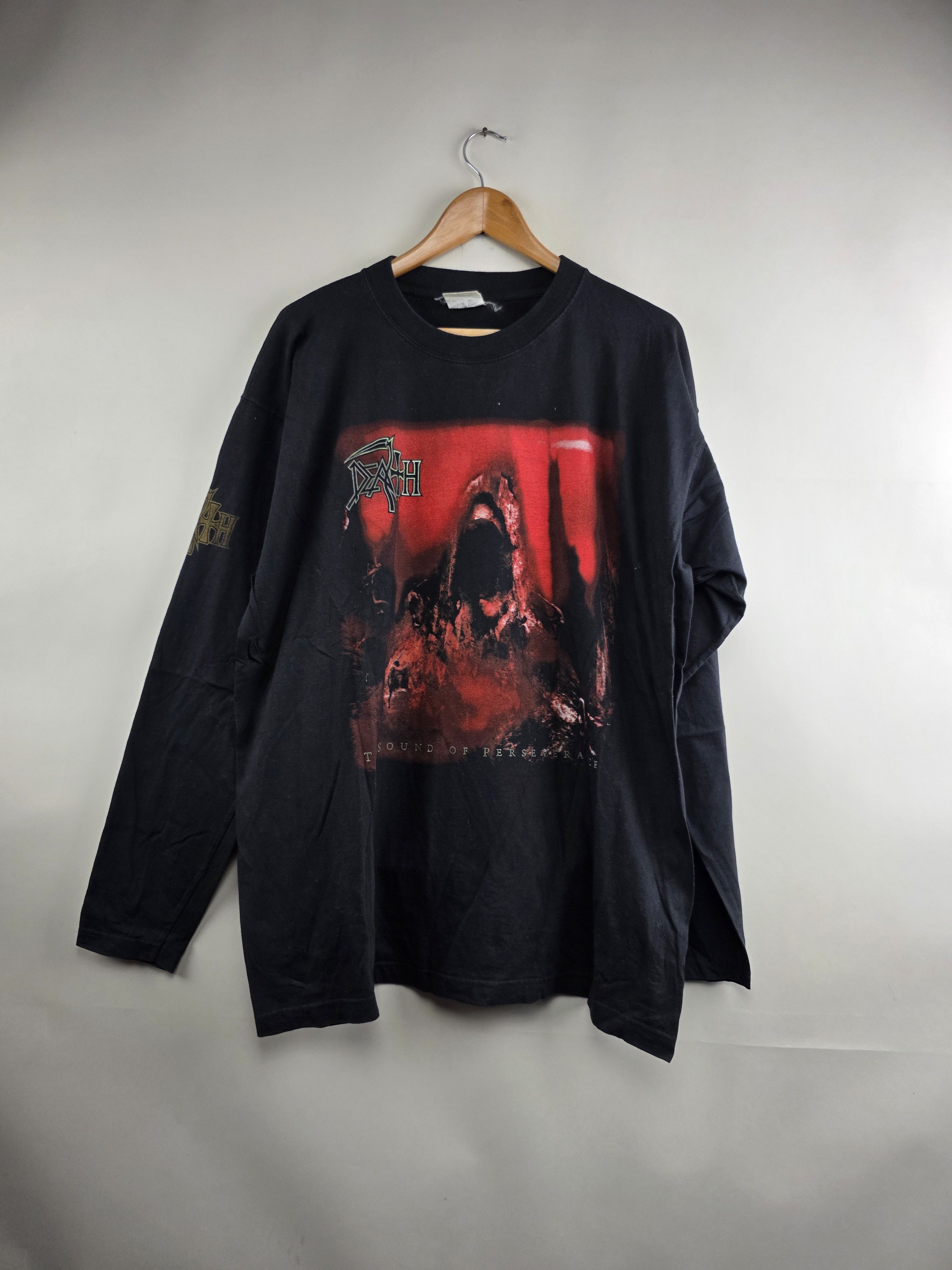Band Tees × Vintage 1998 Death The sound of perseverance Long-sleeve XL Size US XL / EU 56 / 4 - 2 Thumbnail