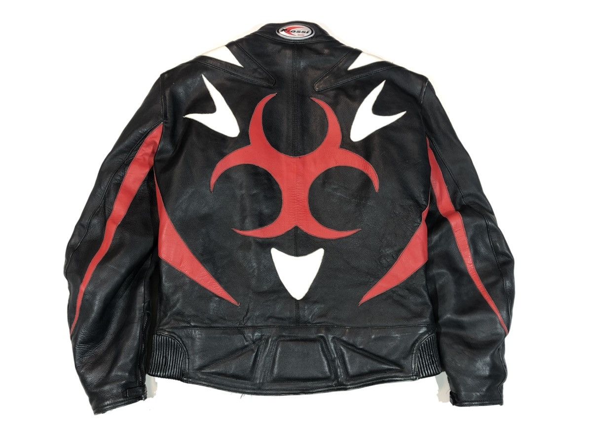 Ferrari × Honda × Yamaha Riossi Motorcycle Leather Jacket Racing Size US L / EU 52-54 / 3 - 12 Thumbnail