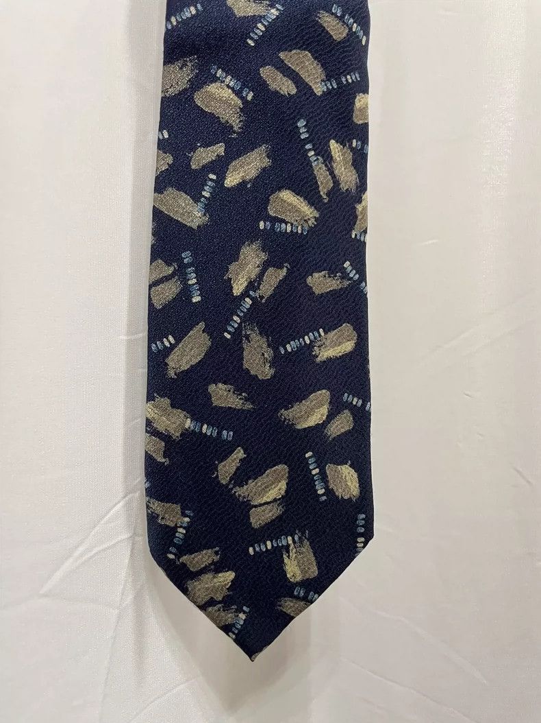 Issey Miyake Issey Miyake Medieval Blue Fun Pattern Tie Size ONE SIZE - 3 Thumbnail