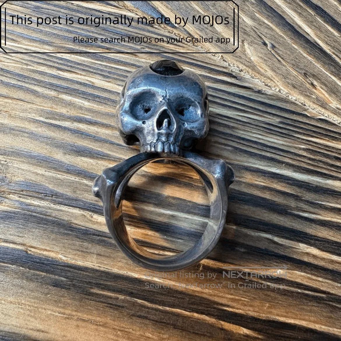 Undercover Sz 18 Undercover x Magical Design Skull Jewel Ring. Size ONE SIZE - 3 Thumbnail
